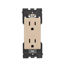 Leviton RER15-DT - RENU 15A TR RCPT DAPPER TAN