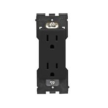 Leviton RER15-OB - RENU 515R TR RECEP ONYX BLACK