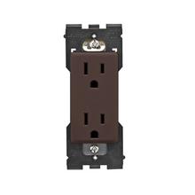 Leviton RER15-WB - RENU 15A TR RCPT WALNUT BROWN