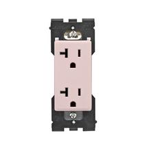 Leviton RER20-FP - RENU 20A TR RCPT FRESH PINK LEMON