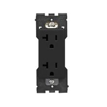 Leviton RER20-OB - RENU 520R TR RECEP ONYX BLACK