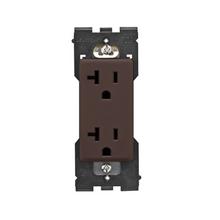 Leviton RER20-WB - RENU 20A TR RCPT WALNUT BROWN