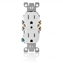 Leviton T5320-W - 5-15R RECEP TR WHITE