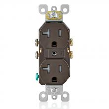 Leviton T5820 - 5-20R RECEP TR RESI BROWN