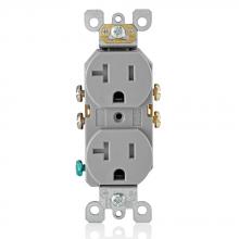 Leviton T5820-GY - 5-20R RECEP TR RESI GRAY