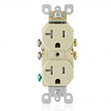 Leviton T5820-I - 5-20R RECEP TR RESI IVORY