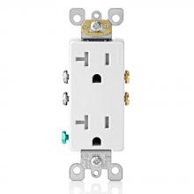 Leviton T5825-W - 5-20R RECEP DECORA RESI TR WHITE