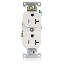 Leviton TBR20-W - 5-20R RECEP TR WHITE