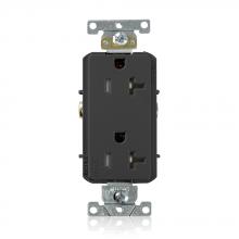 Leviton TDR20-E - 520R TR CG RCP BLK