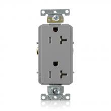 Leviton TDR20-GY - 520R DEC TR COMM RCPT GY