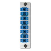 Leviton APLW8-SCS - PLT LGX 8F OS2 SIMPLEX SC BLUE