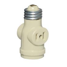 Leviton 1403-I - 2OUTLET ADPTR LMPHLDR IVORY