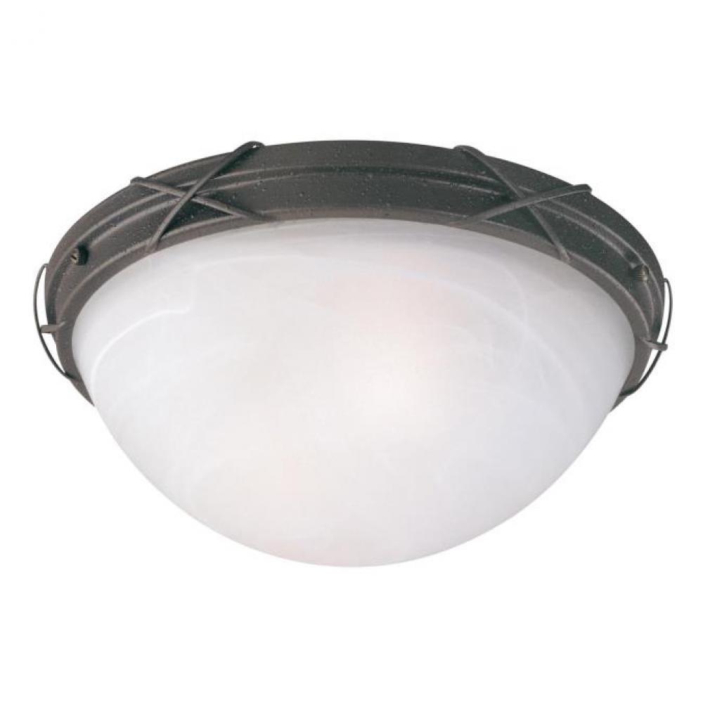 Claremont Two-Lt Outdoor Flush Fixture