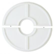 Westinghouse 7703400 - 16" WH Plastic Split Medallion