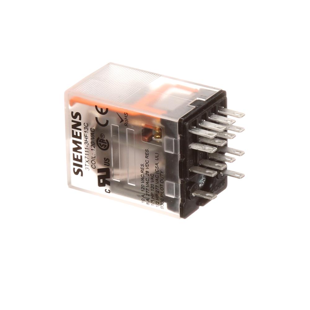 PLUG-IN RELAY, 4PDT, 6A, 120VAC