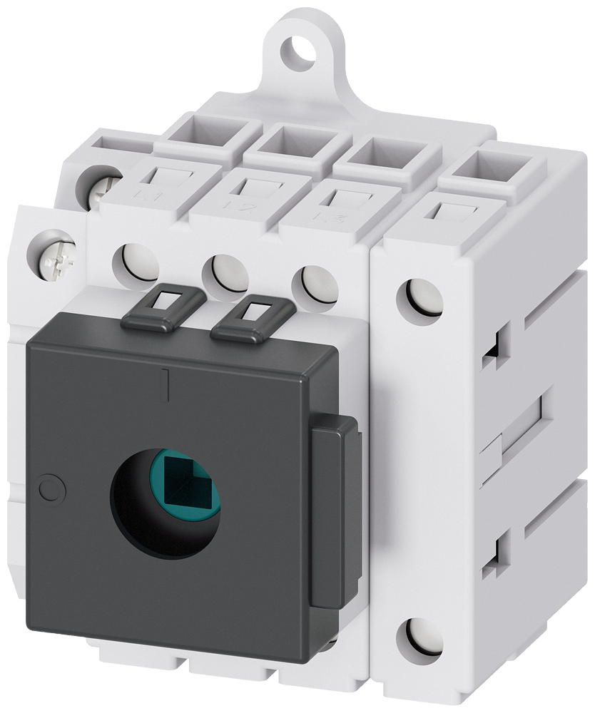 Main switch 3-pole + N Rated