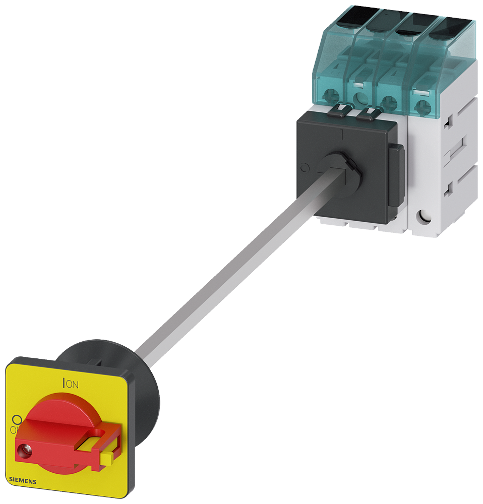 Main switch 3-pole + N Rated