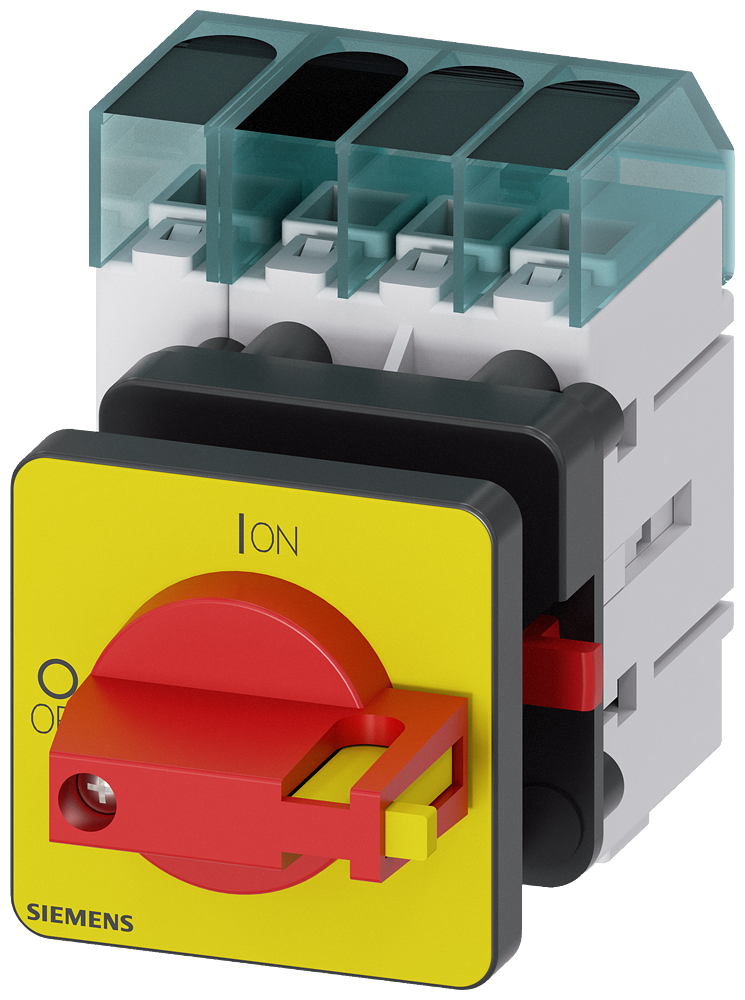 Main switch 3-pole + N Rated