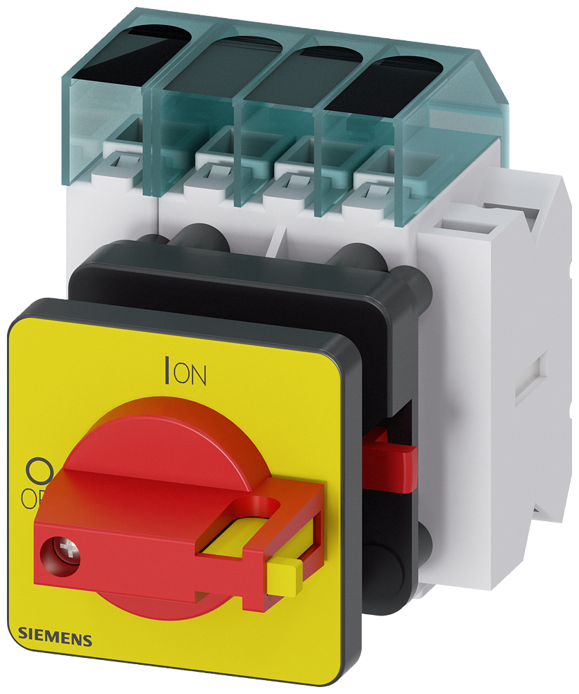 Main switch 3-pole + N Rated