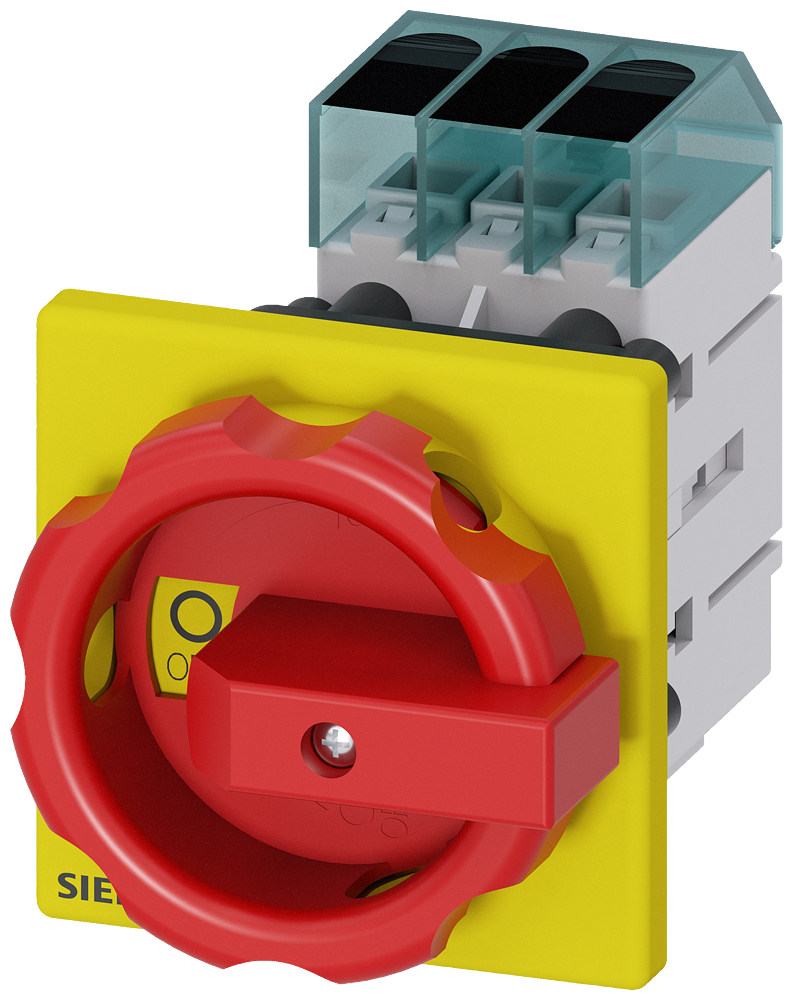 Main switch 3-pole Rated