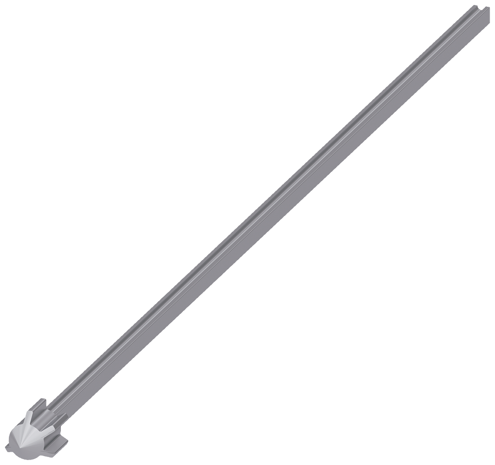 BRKR 3VA SHAFT FOR METAL RHO 24IN