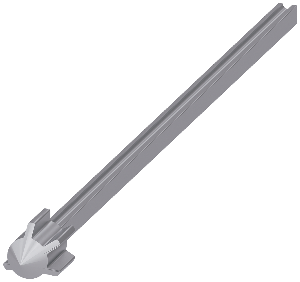 BRKR 3VA SHAFT FOR METAL RHO 12IN