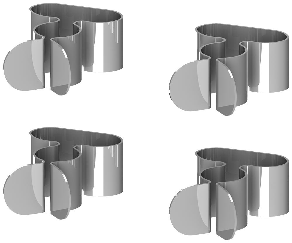 Cable shield clamps