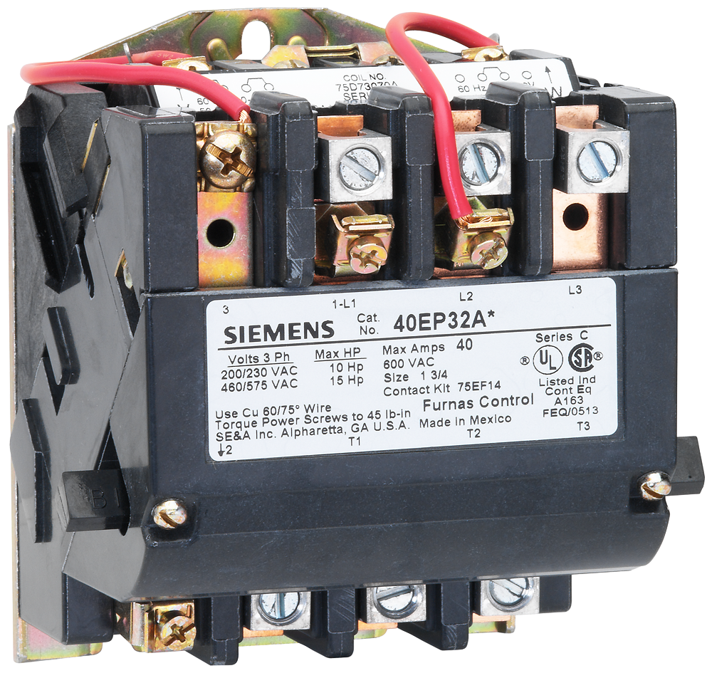 CONTACTOR, SZ1.75,3PH,OPN,277V,