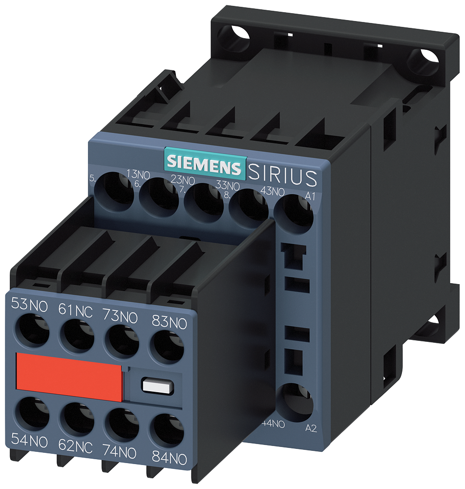 CONTROL RELAY 7NO+1NC DC 24V SCREW