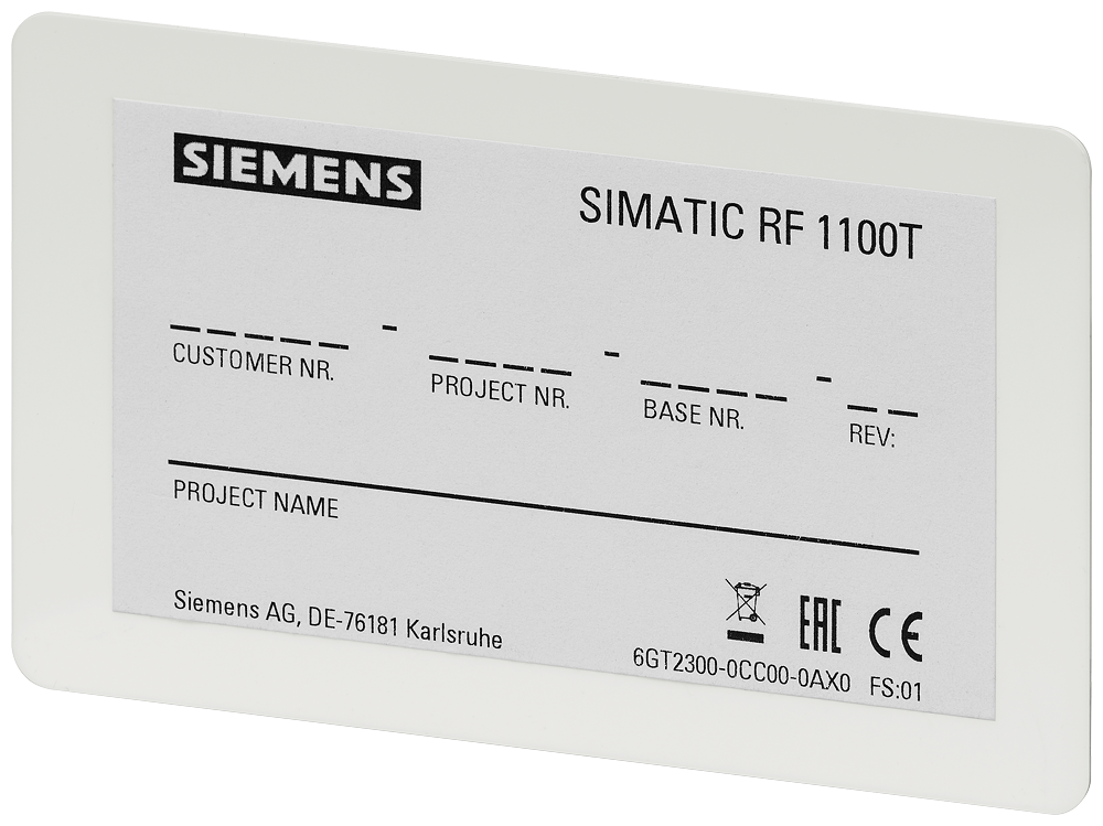 Transponder RF1100T for RF1000 config.