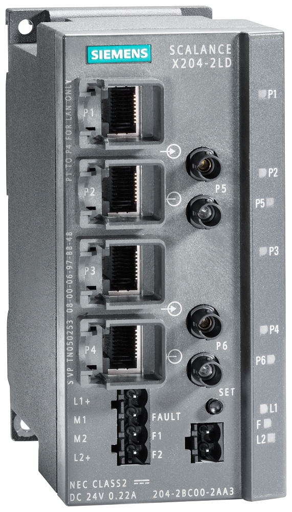 SIMATIC NET, SCALANCE X204-2LD