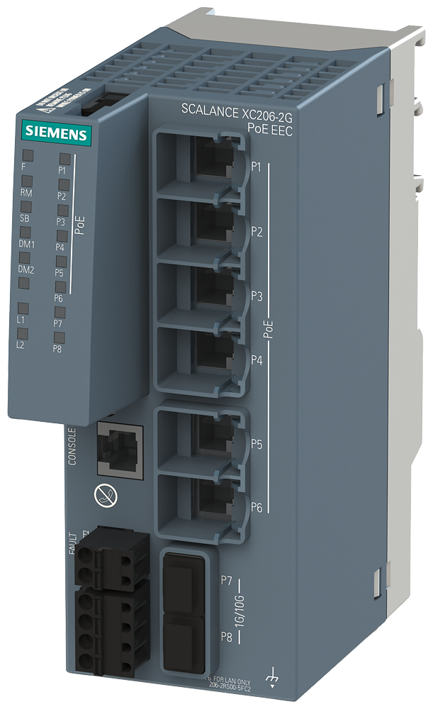 SCALANCE XC206-2G PoE EEC (DC 54 V)