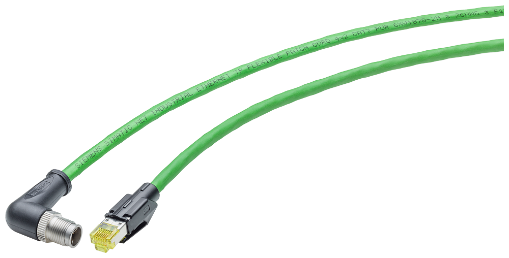 IE TP Cord M12-90/RJ45-180 (4x2. 5 m)