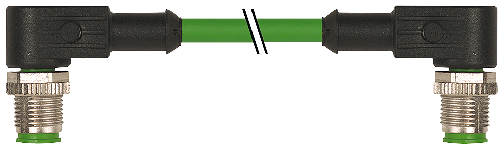 CABLE,PREFAB,2XM12 4-CORE,SHLD,3M,D