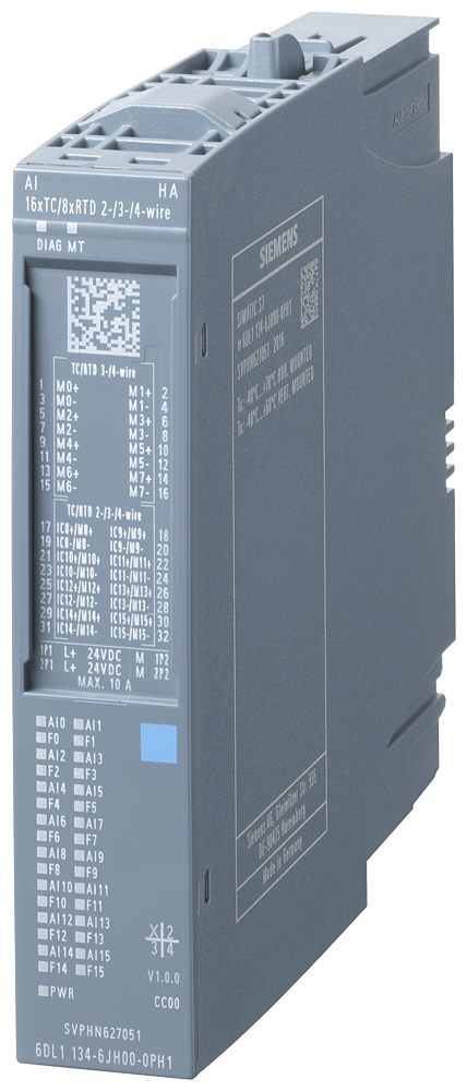 ET 200SP HA. AI 16XTC/8XRTD 2-/3-/4-WIRE