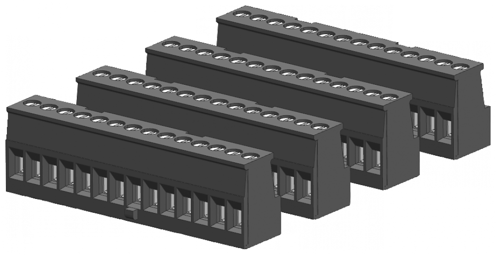 Connector Block. 14 Terminal. Tin (4/PK)