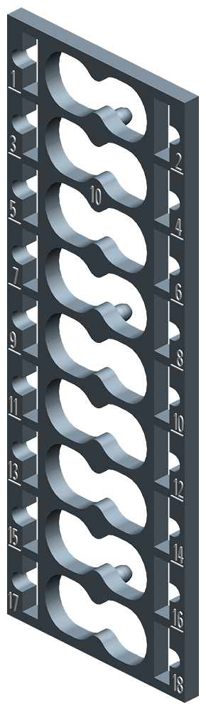 10 color-coded labels CC10