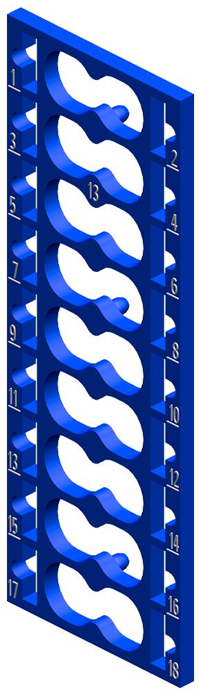 10 color-coded labels CC13