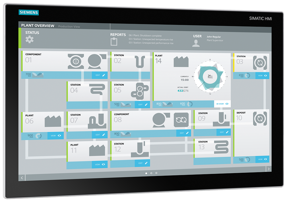 SIMATIC IPC277E. 12" Multitouch neutral