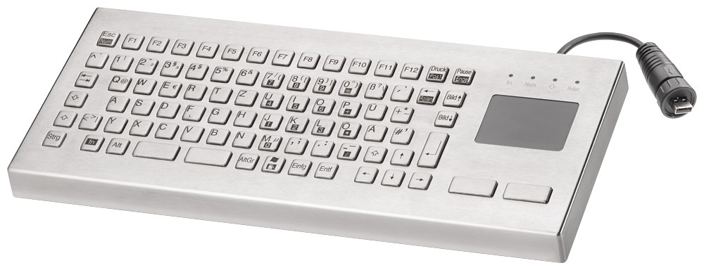 USB keyboard INT.  KV25605. INOX