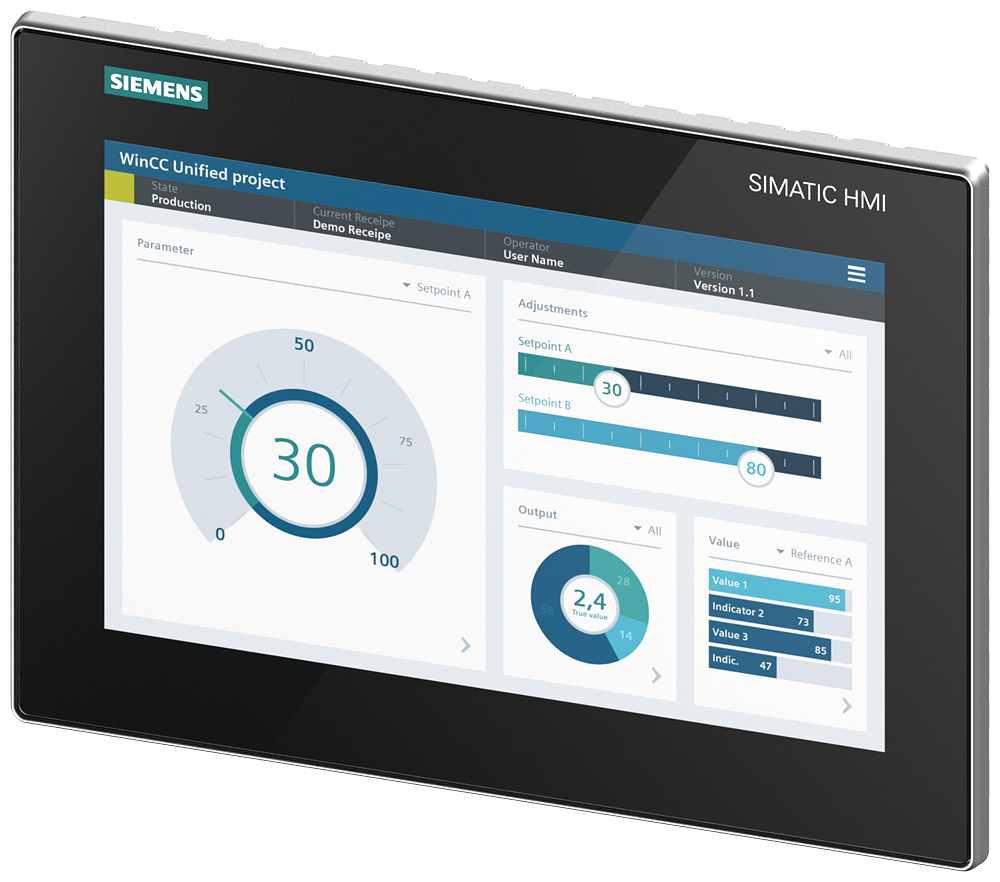 SIPLUS HMI MTP1200 Unified Comfort