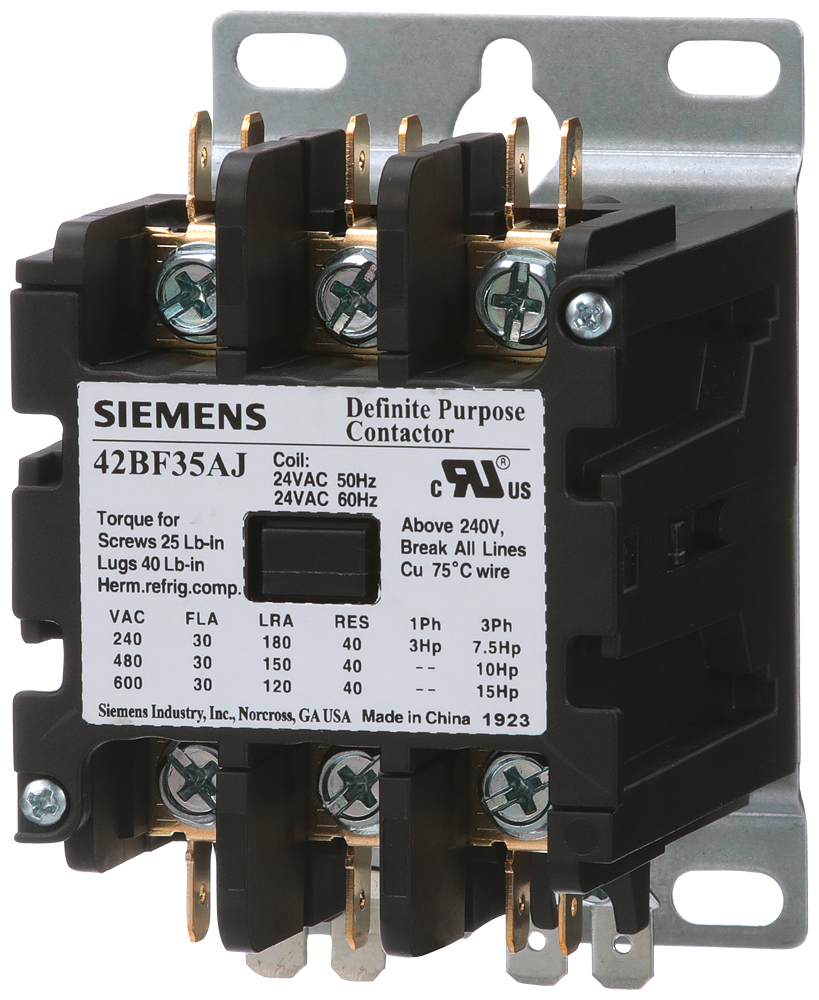 Contactor, 42DP,30A,3P,Open,480V