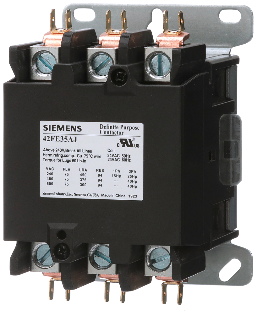 Contactor, 42DP,75A,3P,Open,24V