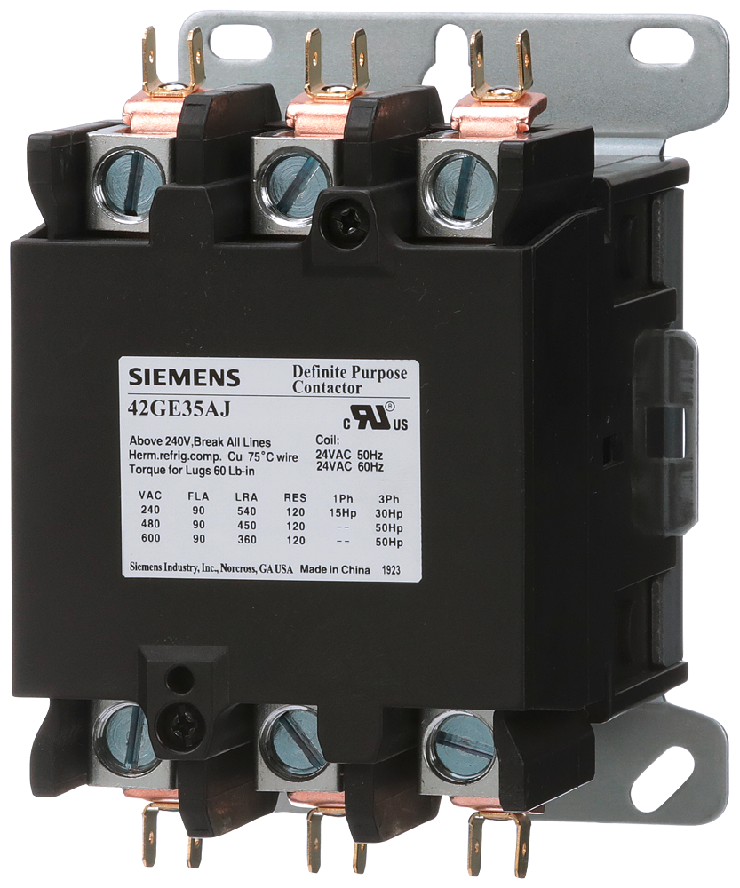 Contactor, 42DP,90A,3P,Open,240V