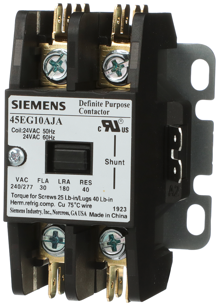 Contactor, 45DP,30A,1P,Open,240V