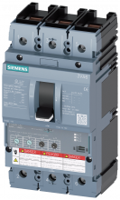 Siemens 3VA6110-7HM36-0AA0 - BRKR 3VA61 3P 100A  100KA ETU3-LIG AL