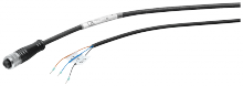 Siemens 6GT28914LH500AX0 - Conn. Cable IO-Link. M12/open. PVC. 5m