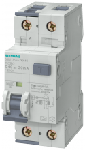 Siemens 5SU1354-7KK13 - FI/LS PROTECTOR TYPE A, IFN 30MA, 10KA