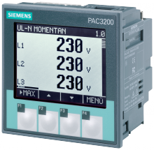 Siemens 7KM21111BA003AA0 - SENTRON PAC3200, COMP. TERMINAL, DC ONLY