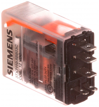 Siemens 3TX7110-5BB03C - PLUG-IN RELAY, SPDT, 15A, 12VDC